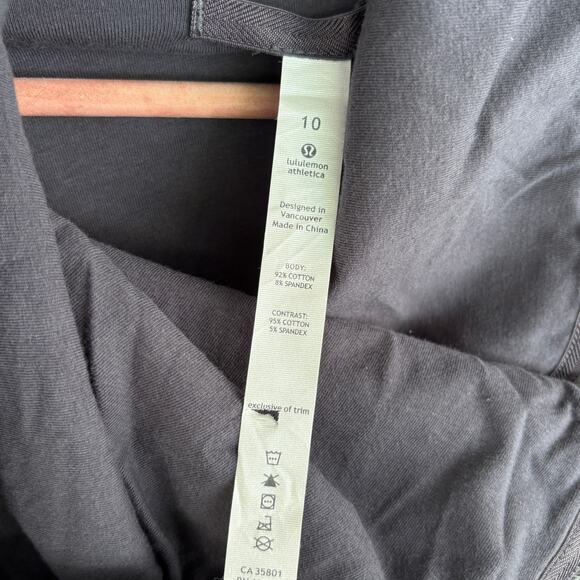 LULULEMON Savasana Wrap Jacket 10 Gray Lounge Yoga Athleisure - Picture 7 of 8